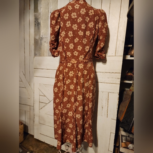 USED BOTTEGA VENETA SILK DRESS - Picture 6 of 17